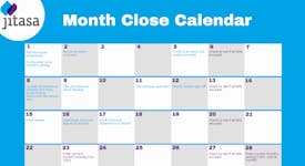 Monthly Close Calendar screenshot