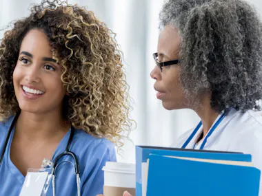 Women healthcare workers.