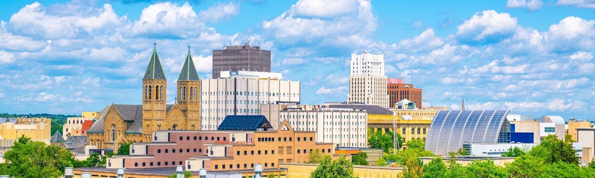 Akron, Ohio cityscape