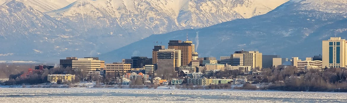 Anchorage, Alaska cityscape