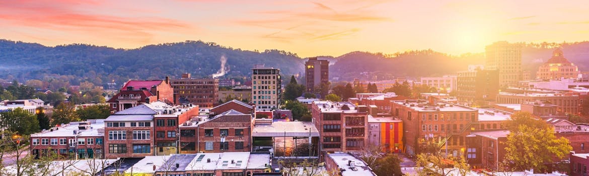 Asheville, North Carolina cityscape