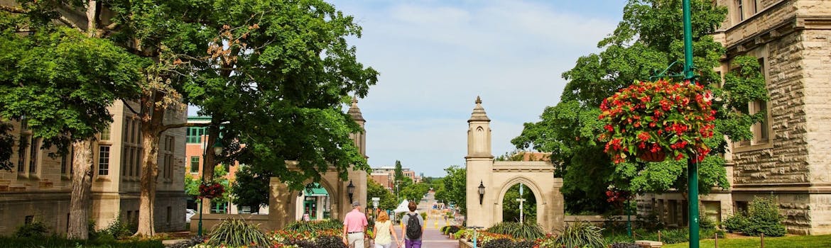 Bloomington, Indiana cityscape