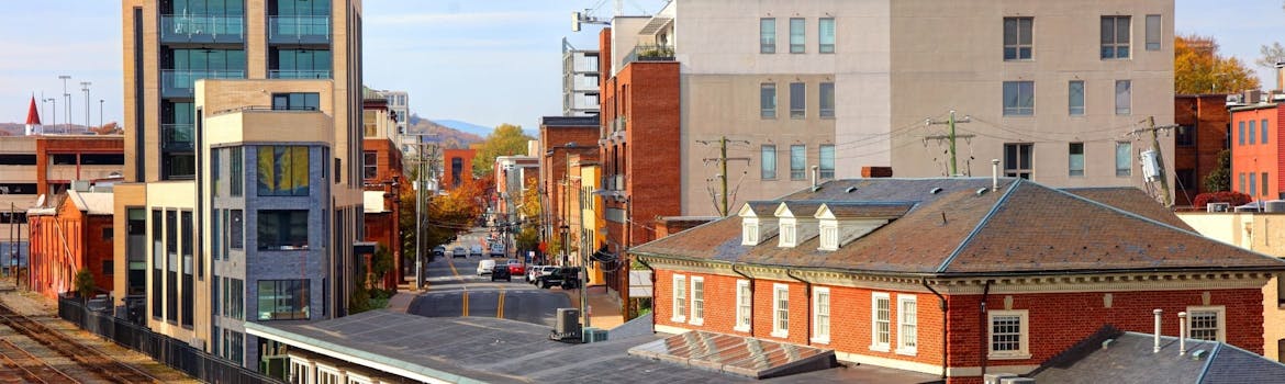 Charlottesville, Virginia cityscape