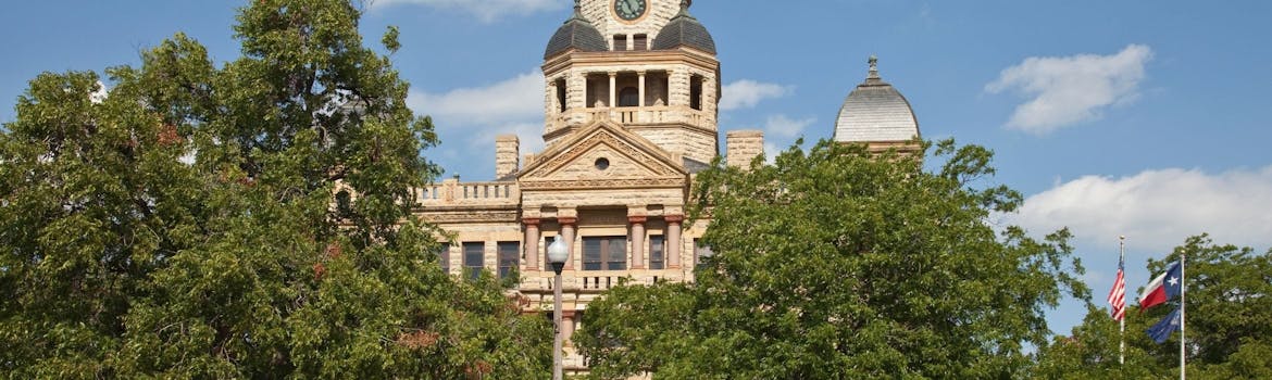 Denton, Texas cityscape