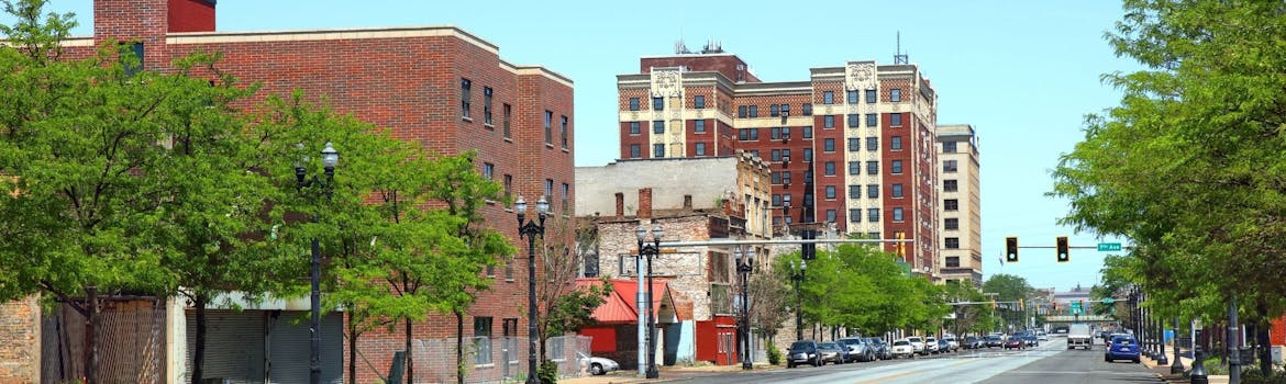 Gary, Indiana cityscape