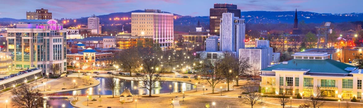 Huntsville, Alabama cityscape