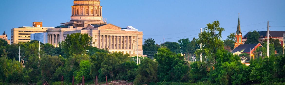 Jefferson City, Missouri cityscape