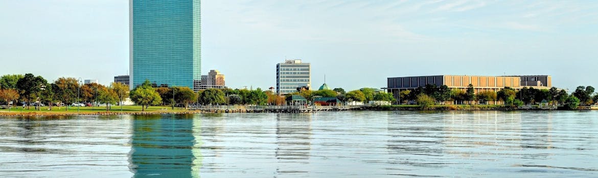 Lake Charles, Louisiana cityscape