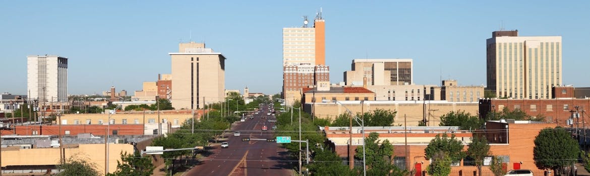 Lubbock, Texas cityscape