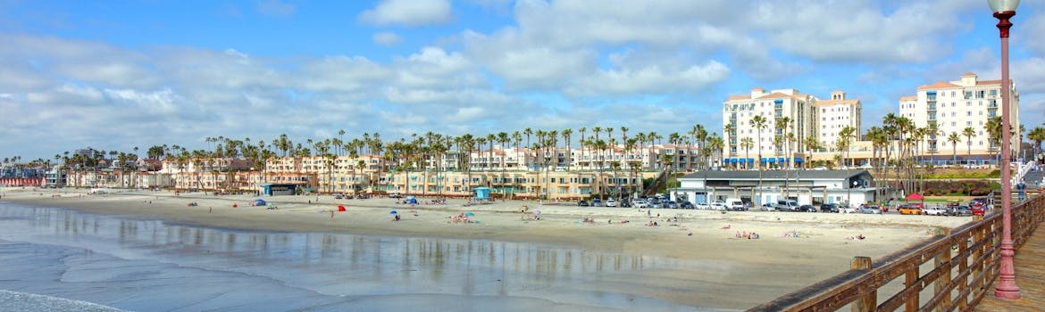 Oceanside, California cityscape