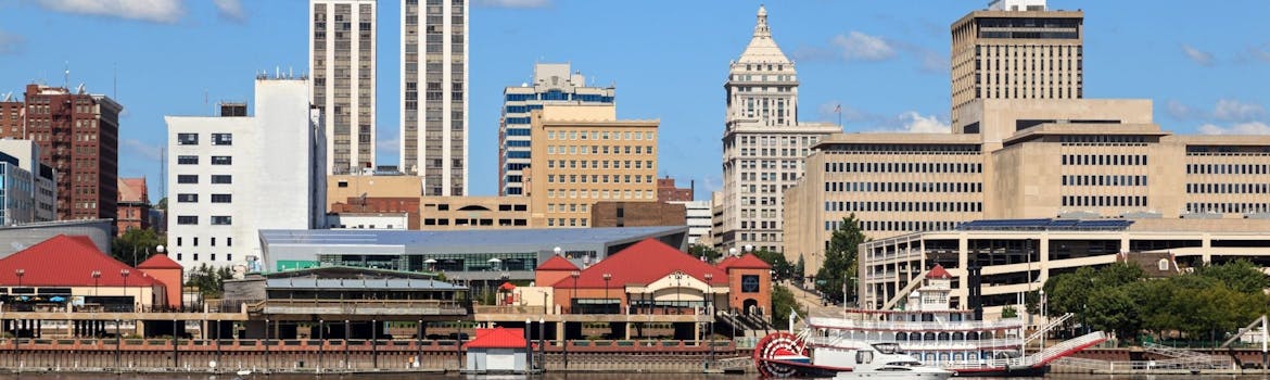 Peoria, Illinois cityscape