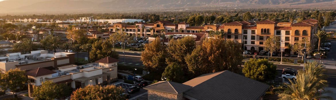 Rancho Cucamonga, California cityscape