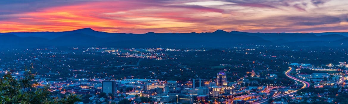 Roanoke, Virginia cityscape