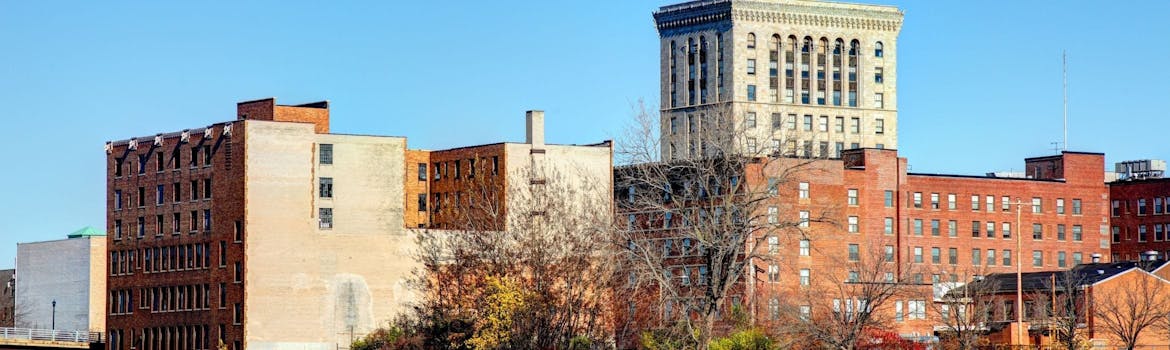 Saginaw, Michigan cityscape