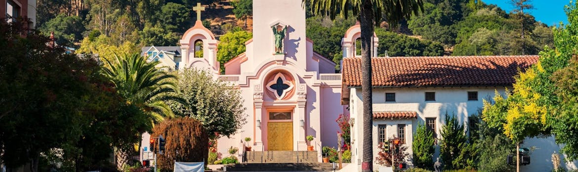 San Rafael, California cityscape