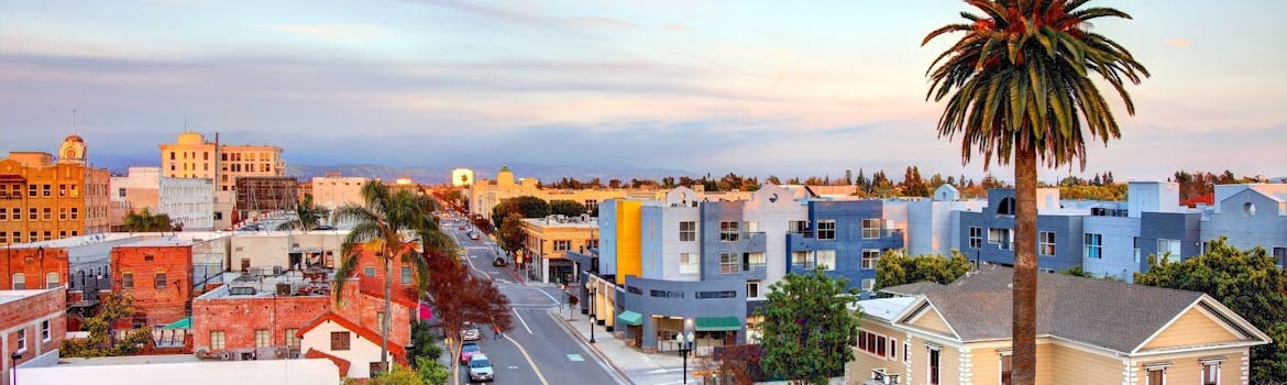 Santa Ana, California cityscape