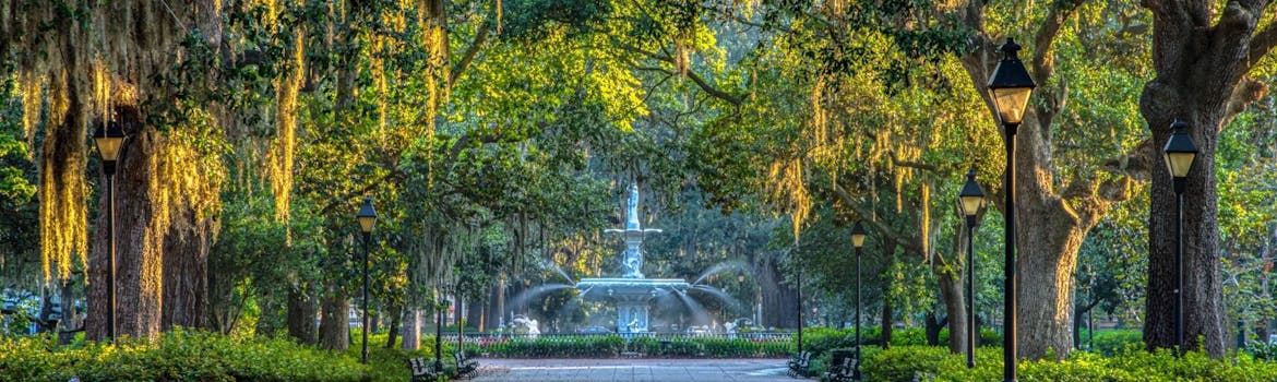 Savannah, Georgia cityscape