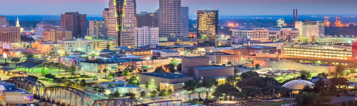 Shreveport, Louisiana cityscape