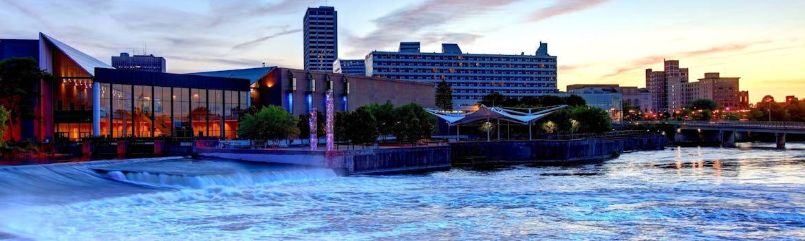 South Bend, Indiana cityscape