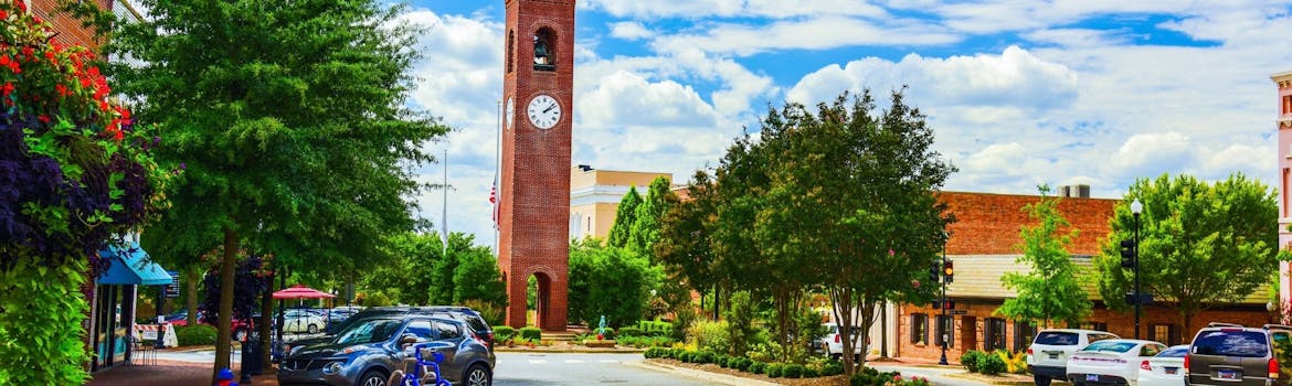 Spartanburg, South Carolina cityscape