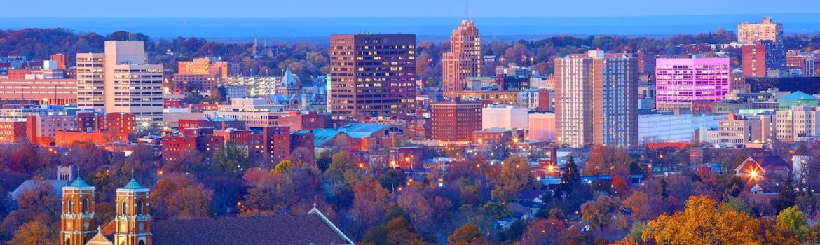 Syracuse, New York cityscape