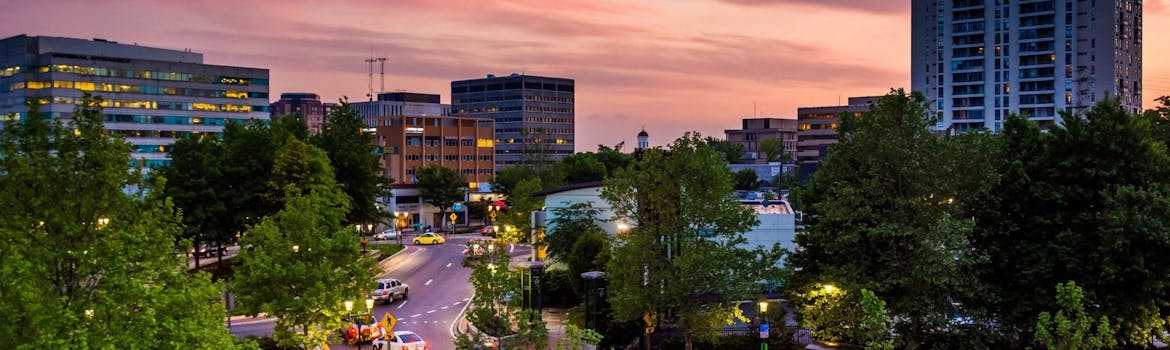 Towson, Maryland cityscape