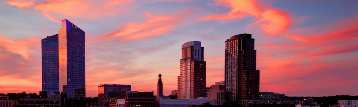 White Plains, New York cityscape