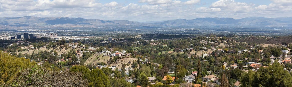 Woodland Hills, California cityscape