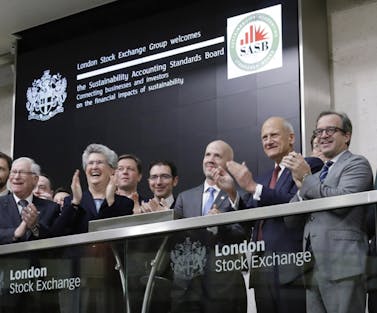 SASB making a guest appearance at the London Stock Exchange