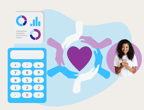 Experienced human services organization accounting team.